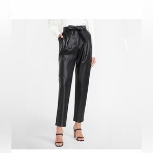 Express high rise faux leather pants size 10R NWOT